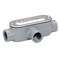 Bridgeport 1-1/4 in T-Style Aluminum Conduit Body with Cover and Gasket T-48CG - alternate 1