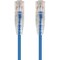Monoprice Slim Cat6 Utp Cable, 10 ft.Blue 13543 - alternate 1