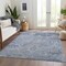 Homeroots 3' X 5' Sky Blue Purple And Gray Floral Washable Indoor Outdoor Area Rug 604096 - alternate 4