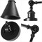 Jonathan Y Rover 7 in. Classic Industrial Metal Adjustable Arm LED Wall Sconce, Black, 2PK JYL7462E-SET2 - alternate 6