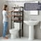 Alaterre Furniture Pomona 64" Over the Toilet 4-Shelf Bath Storage AMBA7120 - alternate 6