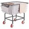 Vevor Wire Laundry Cart Wire Laundry Basket 2.8 Bushel Heavy Duty w/ 4'' Wheels FW-6913 - alternate 1