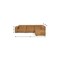 Homeroots 116" Sienna Leather Sofa With Ottoman With Brown Legs 641076 - alternate 4