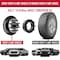 Coyote Wheel Accessories 8 x 165.1 Millimeter/ 8 x 6.50" Axle Bolt Circle, 8 x 180 Millimeter/ 8 x 7.08" Wheel Bolt Circle 8650-8180H-E - alternate 2