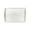 Homeroots Set of Two Silver Wood Geometric Serving Trays With Handles 518595 - alternate 7