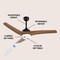 Jonathan Y Sully 52" 1-Light Contemporary Industrial Iron/Plastic Mobile-App/Remote-Controlled 6-Speed Propelle JYL9717E - alternate 10