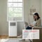 Lg 5,000 BTU DOE (7,000 BTU ASHRAE) White Portable Air Conditioner, Cools Up To 150 Sq. Ft. LP0526PWF - alternate 6