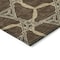 Homeroots 9' X 12' Brown And Beige Geometric Washable Indoor Outdoor Area Rug 613480 - alternate 3
