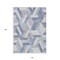Homeroots 10' X 14' Denim Blue Geometric Washable Indoor Outdoor Area Rug 608063 - alternate 4