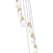 Z-Lite Aimie 7-Light Chandelier, 18 in W x 13 in H, Modern Gold 828P6-7R-MGLD - alternate 3