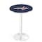 Holland Bar Stool Co 36" Chrome Washington Capitals Pub Table, 36" dia. Top L214C3636WshCap - alternate 1