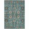 Homeroots 5' X 8' Teal Blue Aqua And Beige Oriental Washable Indoor Outdoor Area Rug 582135 - alternate 6