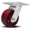Hamilton General Service Swivel Caster, 5" x 2" Metal Wheel, 1/2" Sealed Precision Ball Bearing S-GS-5MB - alternate 1