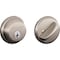 Schlage Deadbolt, Satin Nickel, Single Cylinder B60N 619 - alternate 1