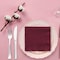 Smarty Had A Party Durable Burgundy Red Paper Beverage/Cocktail Napkins, 600PK 803122B-CASE - alternate 1
