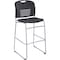 Safco Vy Bistro Chair, Black Back, 18 in W 22" L 45" H 4295BL - alternate 1