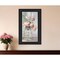 Homeroots Cottage Peach Roses Black Framed Print Wall Art 530040 - alternate 3