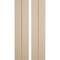 Ekena Millwork Rustic Two Board Joined Board-n-Batten Sandblasted Faux Wood Shutters w/No Batten, 11W x 54H, PR SHUBJN11X54SDPR - alternate 1
