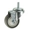 Service Caster 3 Inch SS Thermoplastic Rubber Wheel Swivel 12mm Threaded Stem Caster SCC SCC-SSTS20S314-TPRB-M1215 - alternate 1