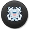 Holland Bar Stool Co 29 x 8 U.S. Coast Guard Tire Cover TCFCstGrdBK - alternate 1