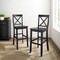 Crosley X-Back 2-Piece Bar Stool Set CF500430-BK - alternate 4
