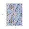 Homeroots 9' X 12' Blue Brown And Purple Geometric Washable Indoor Outdoor Area Rug 589210 - alternate 6