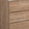Homeroots 28" Oak Wood Freestanding Bathroom Vanity With White Sink And Three Drawers 627369 - alternate 3