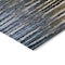 Homeroots 8' X 10' Blue Brown And Sky Blue Striped Washable Indoor Outdoor Area Rug 577983 - alternate 6