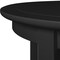 Homeroots 39" Black Solid Wood Round Top Dining Table 569344 - alternate 6