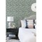 A-Street Prints Maeve Sea Green Jacobean Trail Wallpaper 4120-26824 - alternate 2