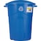 United Solutions 32 Gal. Recycling Trash Can with Lid TI0028 - alternate 3