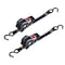 Mytee Products 2  Auto Retract  - 1in x 12ft Retractable Ratchet Straps with Coated S Hook, 2PK RS112Rx2 - alternate 4