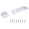Prosource Safety Hasp, 3-1/2 in L, 3-1/2 in W, Steel, Zinc, 7/16 in Dia Shackle, Loose Staple LR-123-BC3L-PS - alternate 1