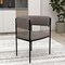 Leisuremod Cyril Collection Modern Chair in Charcoal, 2PK CDC22CH2 - alternate 8