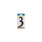 Hillman House Address Number 3, Nail-On, Black Finished Aluminum, 4-In. 841622 - alternate 1