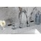 Kingston Brass Widespread Bathroom Faucet with Brass Pop-Up, Polished Chrome KS8921DKL - alternate 4