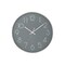 Monarch Specialties Clocks, 12-in. Round, Wall Clock, Grey Face, Silver Frame, Contemporary, Modern I 9107 - alternate 1