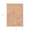 Homeroots 10' X 14' Peach Washable Indoor Outdoor Area Rug 598841 - alternate 2