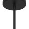 Homeroots 10" Black And White Frosted LED Dimmable Outdoor Globe Hanging Light 683462 - alternate 3