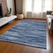 Homeroots 5' X 8' Blue And Navy Blue Abstract Washable Indoor Outdoor Area Rug 613080 - alternate 7