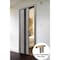 Sartodoors Sliding French Pocket Door, Planum 0040 Grey Oak with Black Glass, Kit Trims Rail Hardware, Solid W PLANUM0040PD-SS-18 - alternate 1