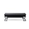 Homeroots 47" Black and Silver Wood And Iron Lift Top Sled Coffee Table 286269 - alternate 1