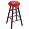 Holland Bar Stool Co Maple Counter Stool, Dark Cherry Finish, Wisconsin "Badger" Seat RC24MSDC - alternate 1