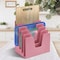 Acrimet 5 Section Incline File Sorter Desk Organizer Rack for Office Desktop Plastic Solid Pink 225.7 - alternate 4