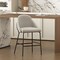 Manhattan Comfort Gracie Counter Stool  in Stone and Black CS019-BST - alternate 1