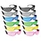 Bison Life Keystone, Safety Glasses, Anti-Scratch, Assorted: Green, Pink, Blue, Gray, Yellow, Black Lens BL-KSSG1-CLBT-ADP-12 - alternate 5