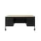Hirsh Mobile Double Pedestal File Desk W/ Round Corner T-Mold Top, 30 in D X 29.5 in H, 60 in W X 25056 - alternate 3