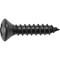 Auveco Phillips Oval Head Tapping Screw #6 x 5/8in - Black, 100PK 23628 - alternate 1