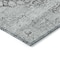 Homeroots 8' Gray And Ivory Round Oriental Washable Indoor Outdoor Area Rug 605117 - alternate 5