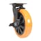 Vestil Polyurethane Swivel With Brake Caster 8 In. Diameter x 2 In. Width 902 lb Orange/Black CST-BN-8X2PUP-SWB - alternate 4